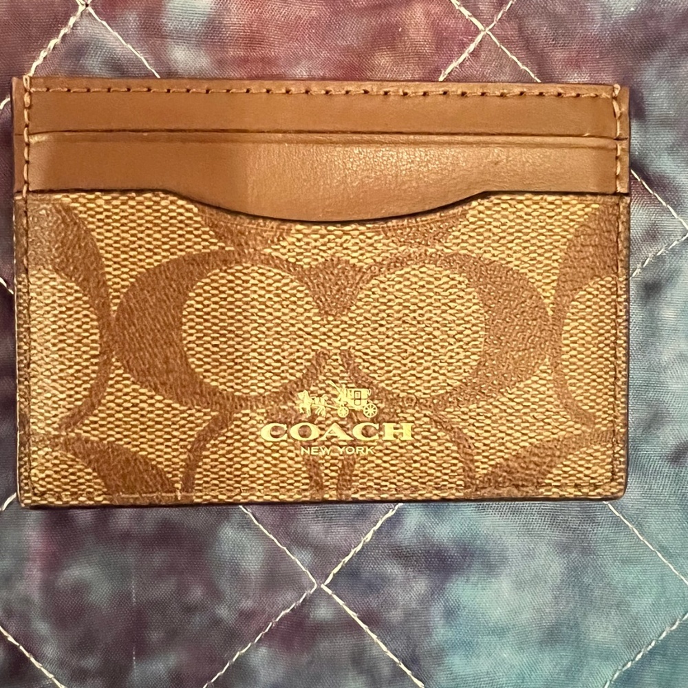 Coach Card Holder